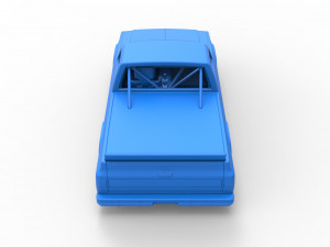 Vintage NASCAR race truck Scale 1 to 25 3Dプリントモデル
