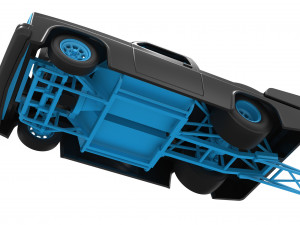 Dragster truck Scale 1 to 25 Model do druku 3D