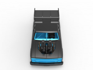 Dragster truck Scale 1 to 25 Model do druku 3D