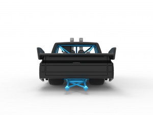 Dragster truck Scale 1 to 25 Model do druku 3D