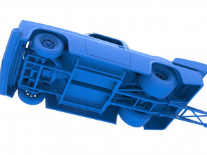 Dragster truck Scale 1 to 25 Model do druku 3D