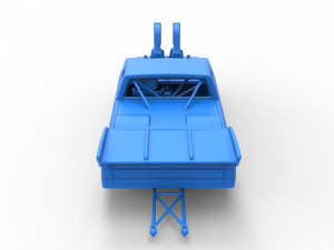 Dragster truck Scale 1 to 25 Model do druku 3D