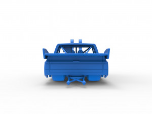Dragster truck Scale 1 to 25 Model do druku 3D