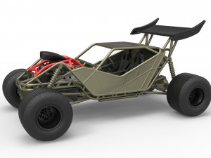 Diecast concept dirt buggy Scale 1 to 25 3D Print Model