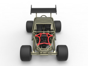 Concept dirt buggy Scale 1 to 25 3D Принт Модель