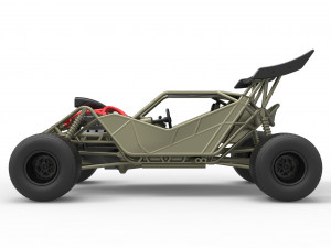 Concept dirt buggy Scale 1 to 25 3D Принт Модель