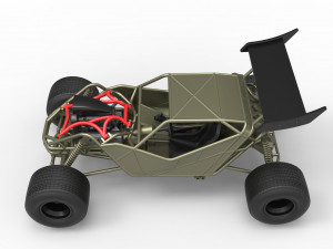 Concept dirt buggy Scale 1 to 25 3D Принт Модель