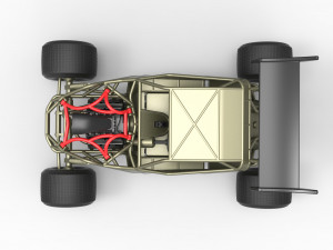 Concept dirt buggy Scale 1 to 25 3D Принт Модель
