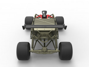 Concept dirt buggy Scale 1 to 25 3D Принт Модель