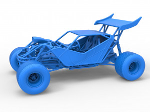 Concept dirt buggy Scale 1 to 25 3D Принт Модель