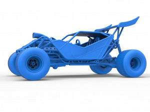 Concept dirt buggy Scale 1 to 25 3D Принт Модель