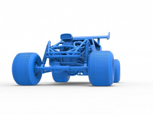 Concept dirt buggy Scale 1 to 25 3D Принт Модель
