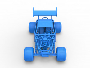Concept dirt buggy Scale 1 to 25 3D Принт Модель
