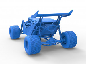 Concept dirt buggy Scale 1 to 25 3D Принт Модель