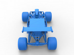 Concept dirt buggy Scale 1 to 25 3D Принт Модель