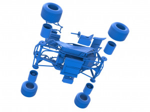 Concept dirt buggy Scale 1 to 25 3D Принт Модель