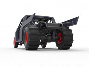 Dirt Dragster truck Scale 1 to 25 Modèles 3D en vedette