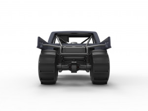 Dirt Dragster truck Scale 1 to 25 Modèles 3D en vedette