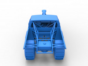 Dirt Dragster truck Scale 1 to 25 Modèles 3D en vedette