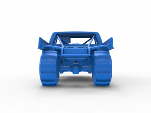 Dirt Dragster truck Scale 1 to 25 Modèles 3D en vedette