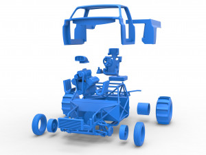 Dirt Dragster truck Scale 1 to 25 Modèles 3D en vedette