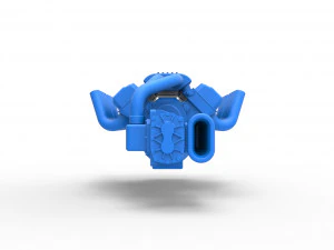Engine 2 V8 Version 2 Scale 1 to 25 3D Print Model