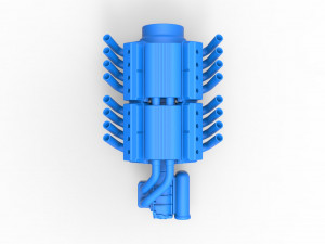 Engine 2 V8 Version 2 Scale 1 to 25 Modèles 3D en vedette
