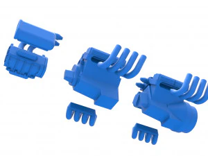 Engine 2 V8 Version 2 Scale 1 to 25 3D Print Model