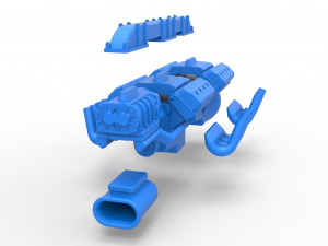 Engine 2 V8 Version 3 Scale 1 to 25 3D Print Model