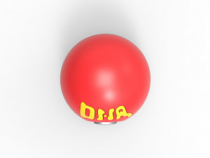 DNA ball 3D 프린트 모델
