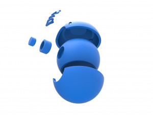 DNA ball 3D 프린트 모델