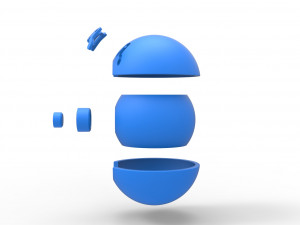 DNA ball 3D 프린트 모델