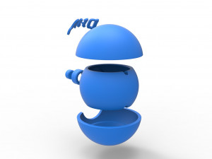 DNA ball 3D 프린트 모델