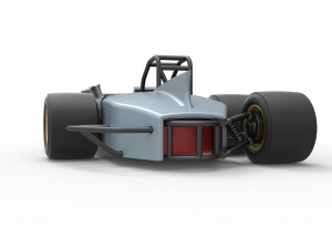 Supermodified 3-to-1 race car Scale 1 to 25 Modelo de impresión 3D