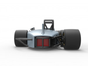 Supermodified 3-to-1 race car Scale 1 to 25 Modelo de impresión 3D