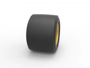Wheel from Asphalt Modified stock car Version 2 Scale 1 to 25 3D Print Model