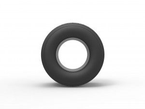 Dirt Sprint racing tire 22 Scale 1 to 25 3D Print Model