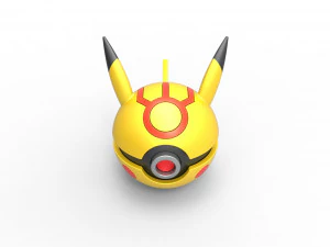 Orbe da vers&atilde;o maligna do Pikachu Modelo de Impressão 3D