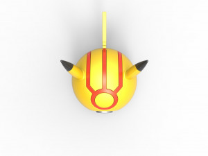 Pikachu evil version orb 3D-Druckmodell