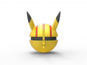 Pikachu evil version orb 3D-Druckmodell
