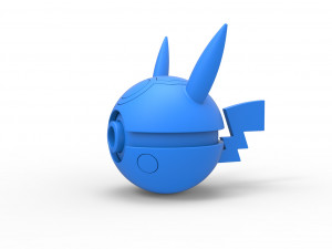 Pikachu evil version orb 3D-Druckmodell