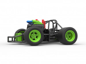Concept crazy kart Scale 1 to 25 3D 프린트 모델
