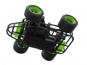Concept crazy kart Scale 1 to 25 3D 프린트 모델