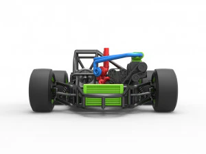 Concept crazy kart Scale 1 to 25 3D Print Model