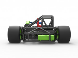 Concept crazy kart Scale 1 to 25 3D 프린트 모델