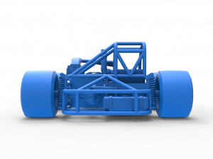 Concept crazy kart Scale 1 to 25 3D 프린트 모델