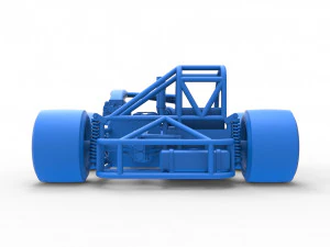 Concept crazy kart Scale 1 to 25 3D Print Model