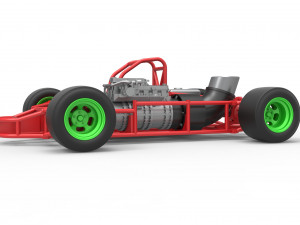 Concept jet race car Scale 1 to 25 3Dプリントモデル