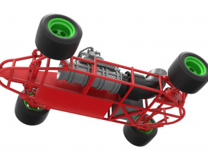 Concept jet race car Scale 1 to 25 3Dプリントモデル