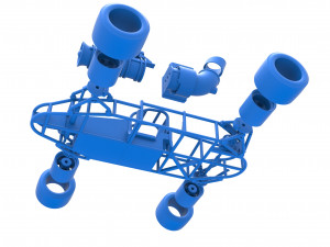 Concept jet race car Scale 1 to 25 3Dプリントモデル
